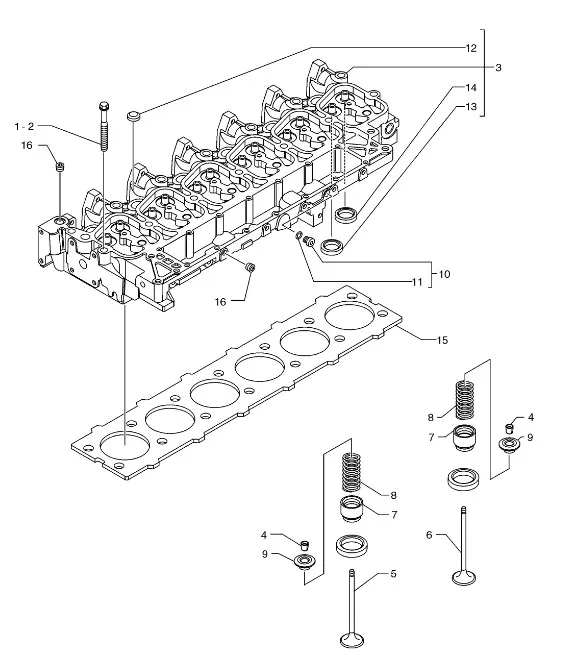 4895765 - головка блока цилиндров