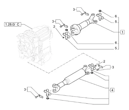 87552420 - Приводной вал