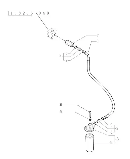 87414983 - шланг гибкий